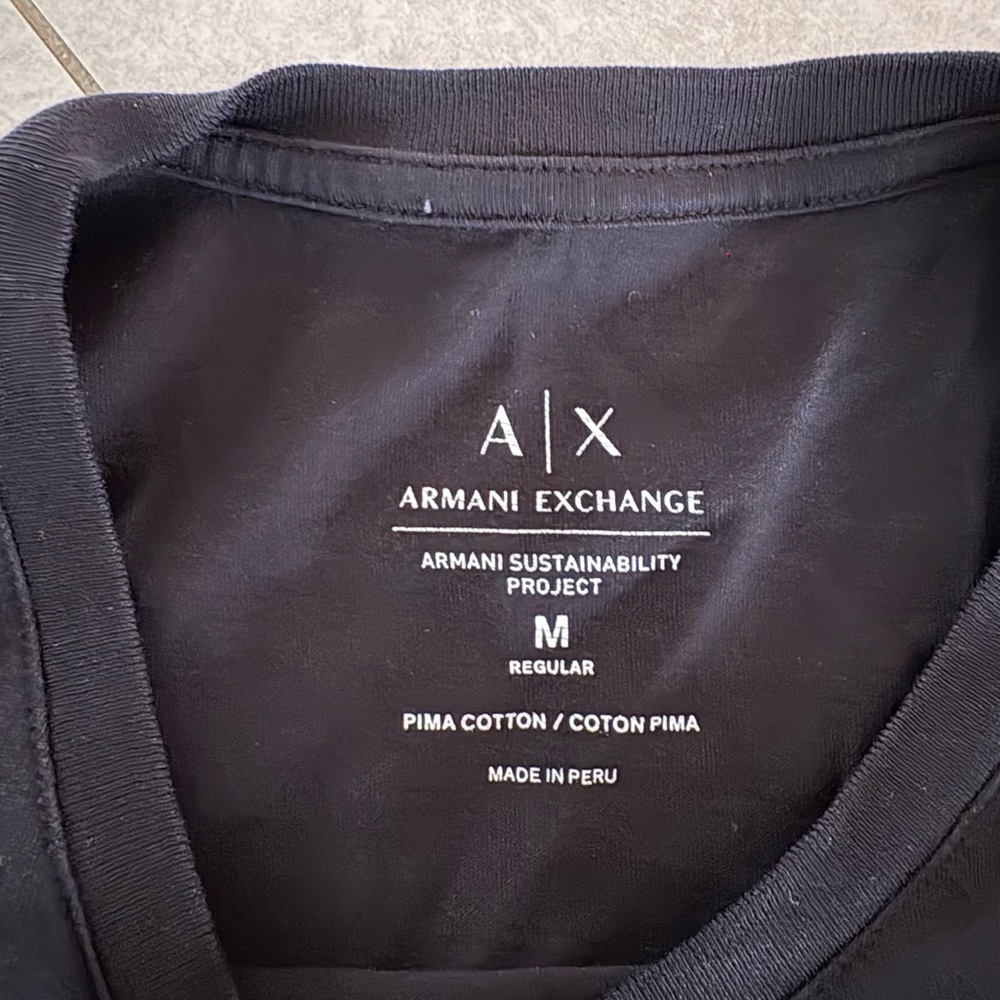 Armani Exchange Classic Black Tee